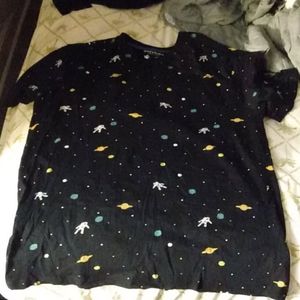 Outer space shirt astronaut planet